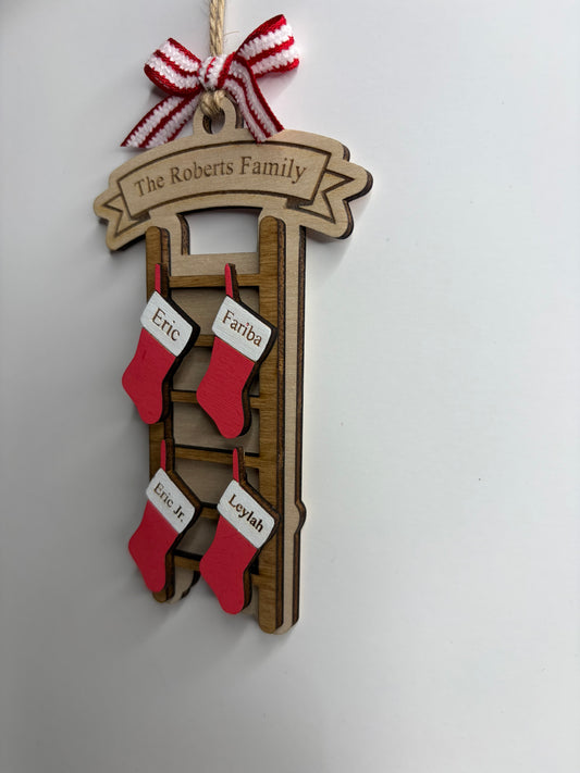 Ladder Stocking Ornament