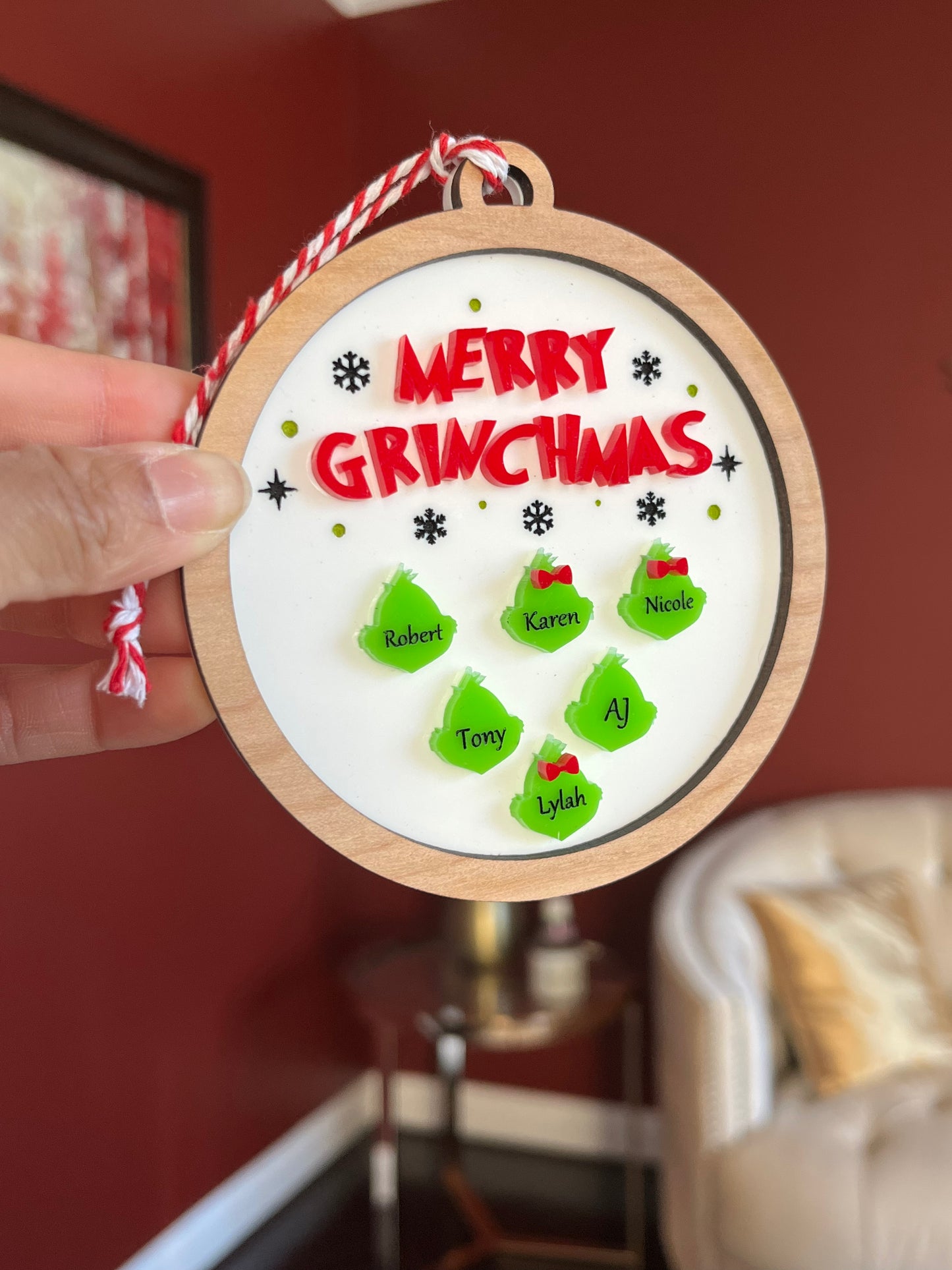 Merry Grinchmas Ornament