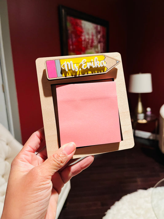Teacher Sticky Note holder