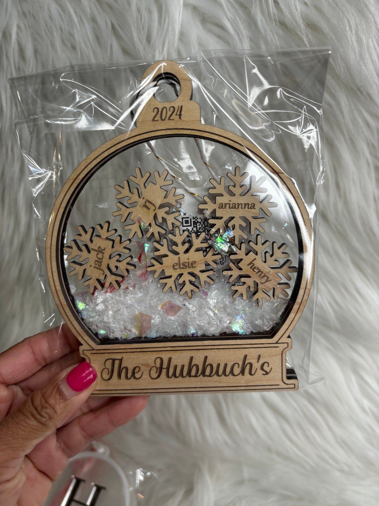 Snowflake ornament
