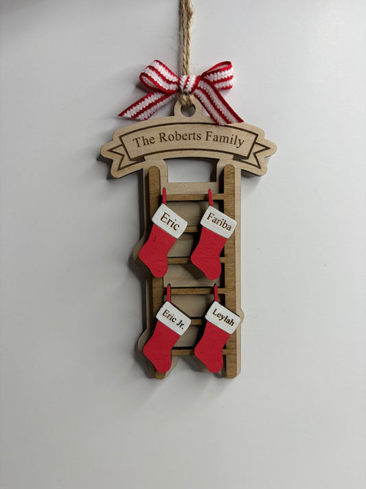 Ladder Stocking Ornament