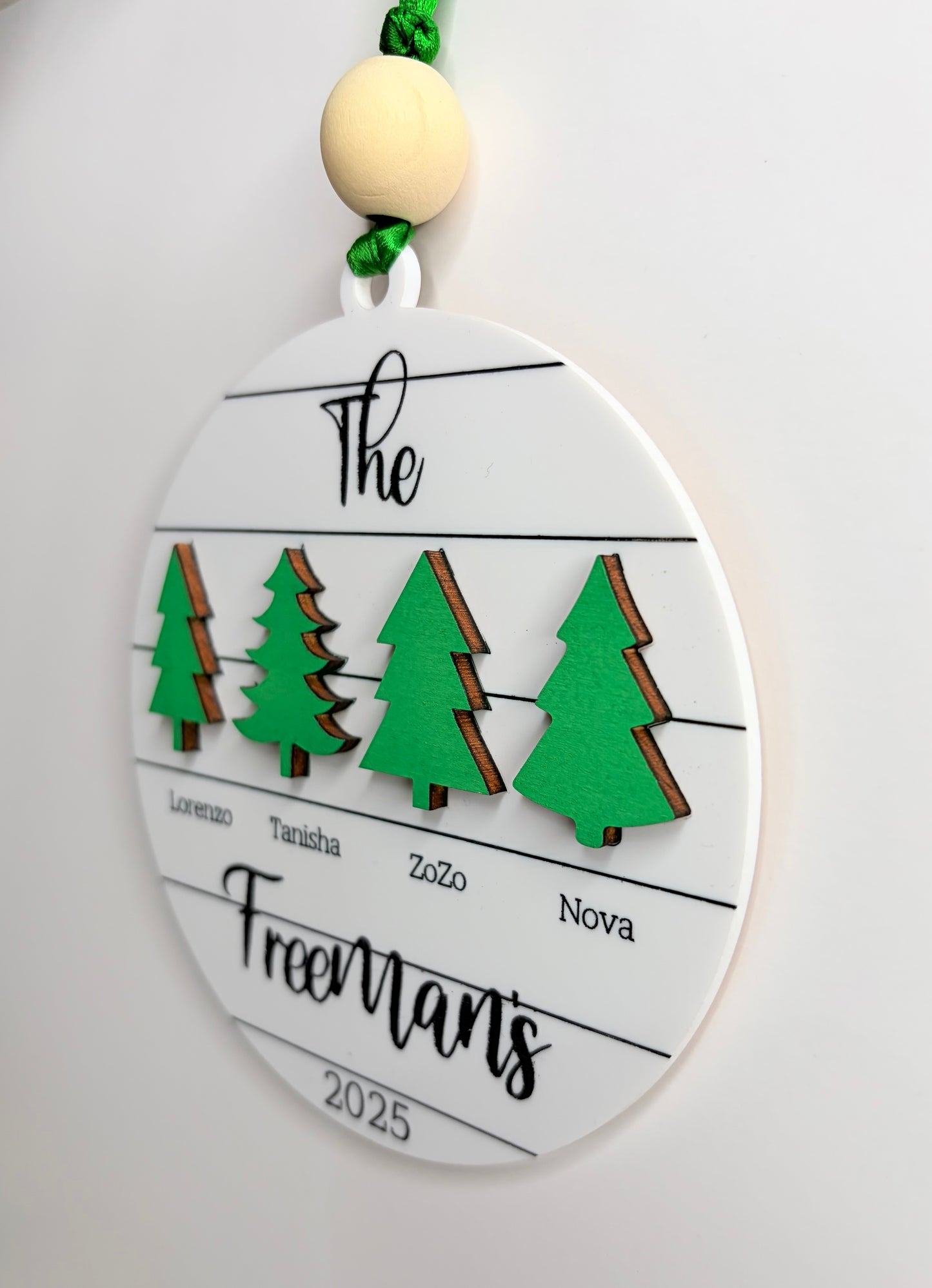 Family Christmas Tree Ornament
