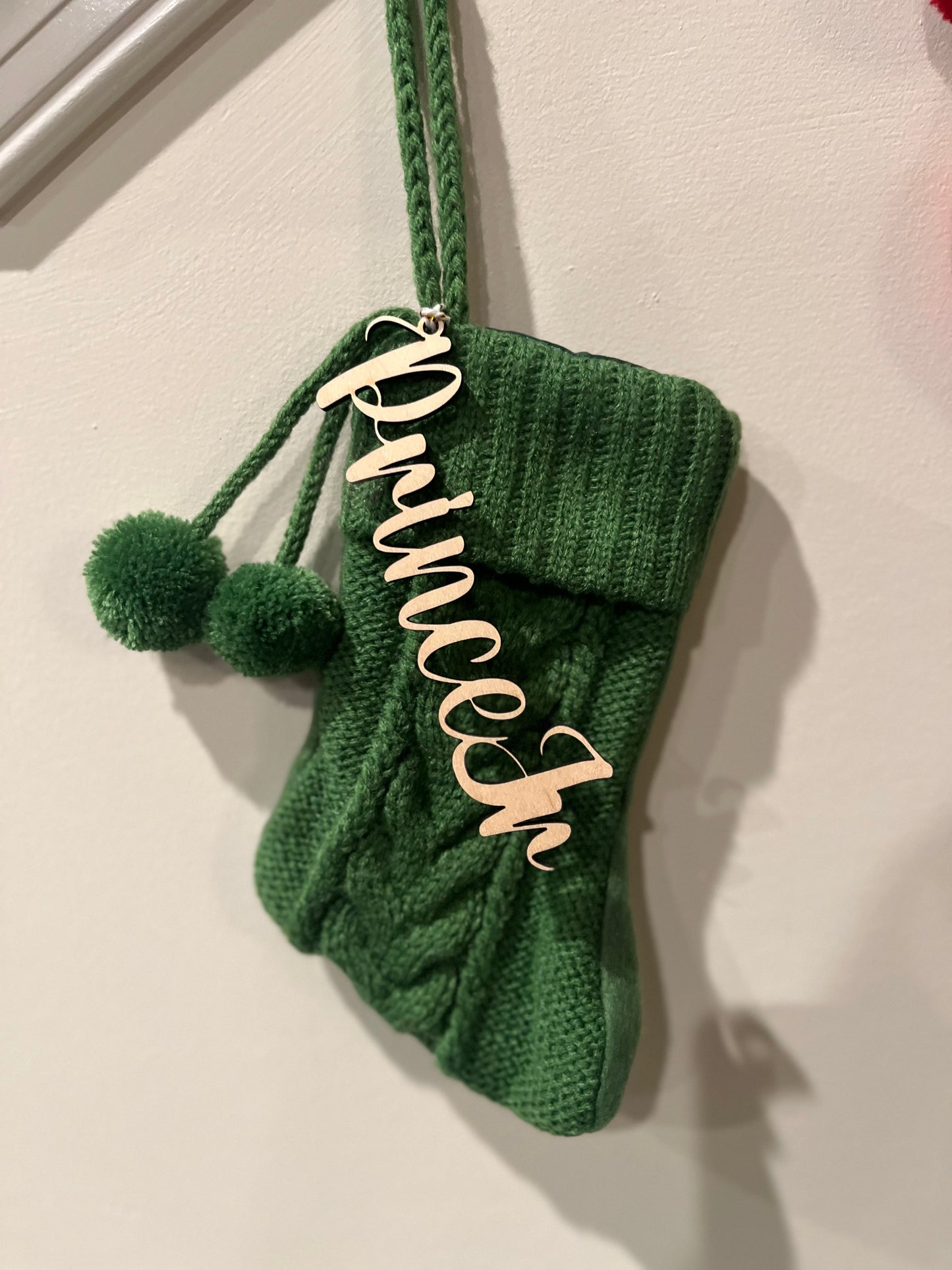 Stocking Name Tags
