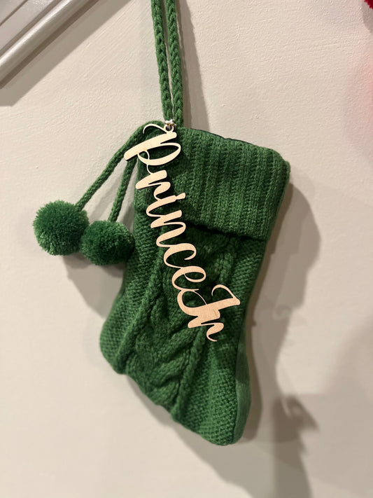 Stocking Name Tags