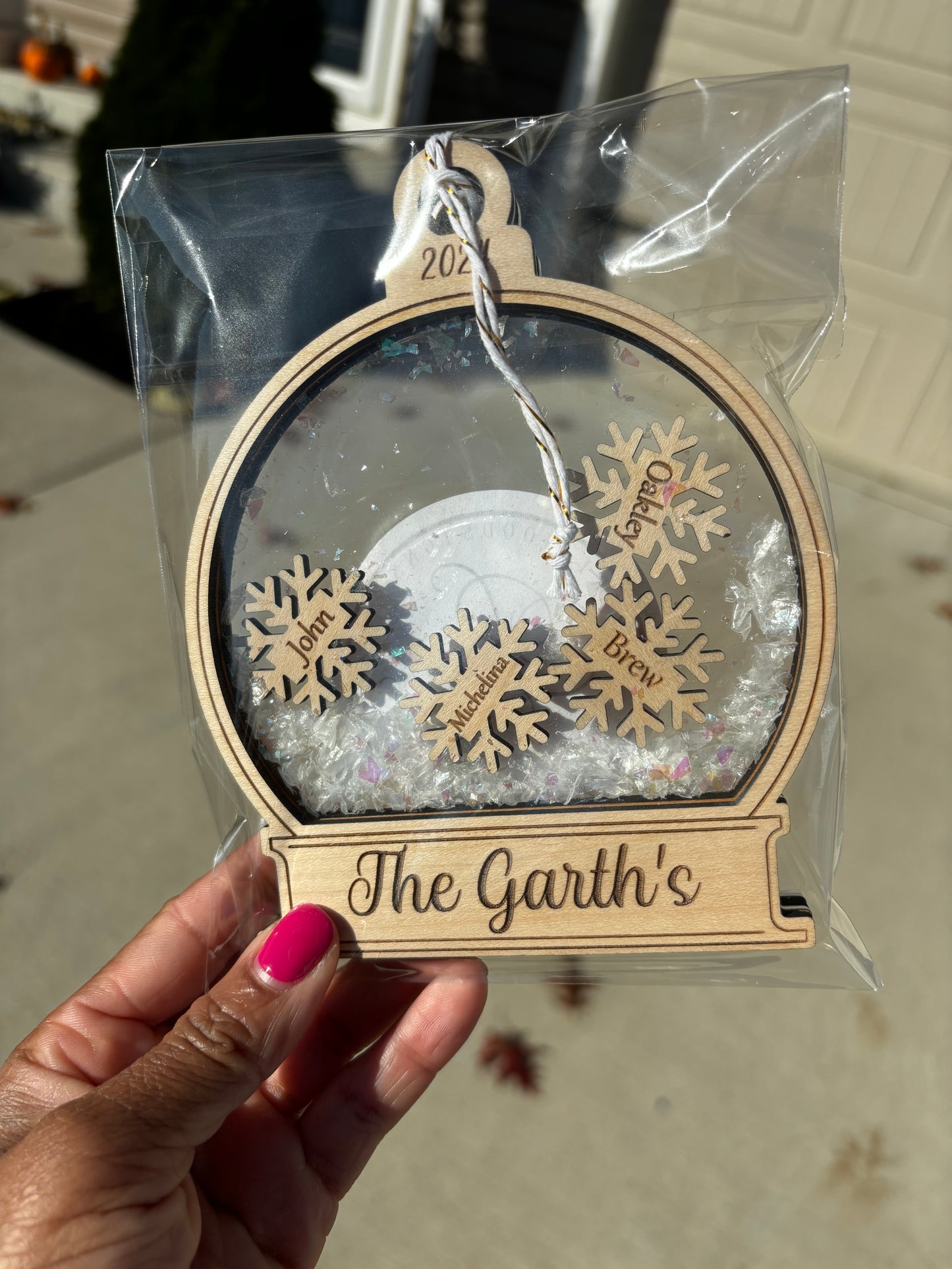 Snowflake ornament