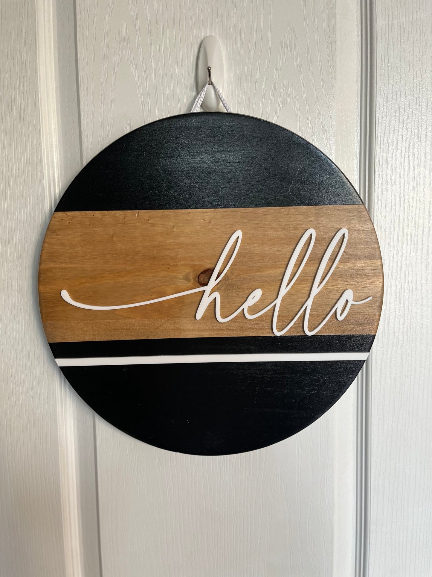 Hello door hanger