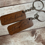 Custom Wood keychain