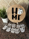 Home Coffee interchangeable round