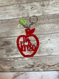 Apple Teacher Keychains