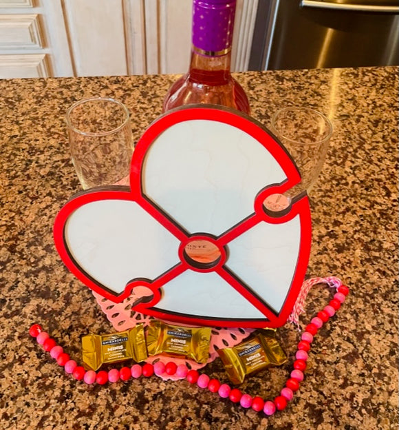 Heart Wine Caddy