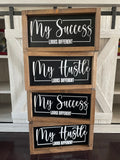 My Hustle Looks Different Farmhouse Frame