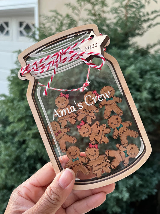 Gingerbread Cookie Jar Ornament
