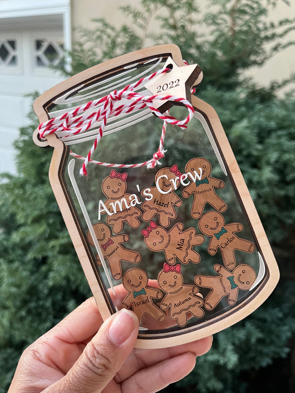 Gingerbread Cookie Jar Ornament