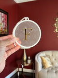 Letter Ornament
