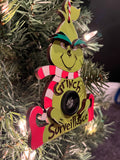 Grinch surveillance ornament