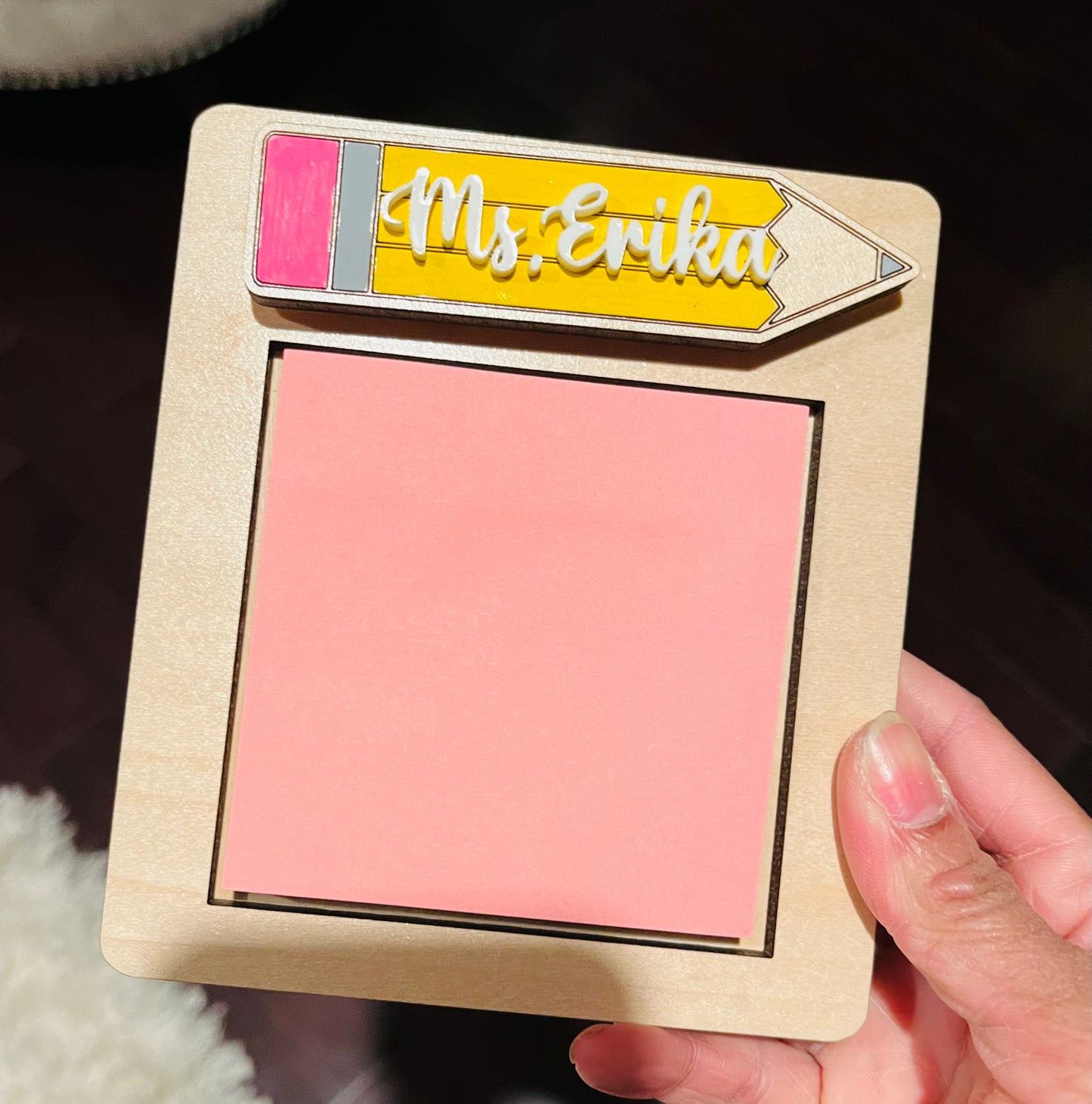 Teacher Sticky Note holder