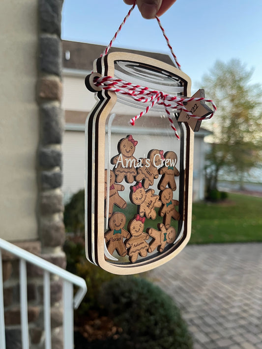 Gingerbread Cookie Jar Ornament