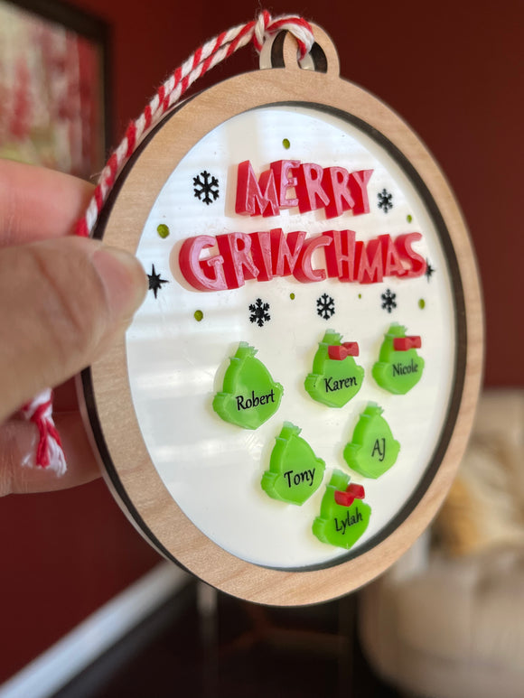 Merry Grinchmas Ornament
