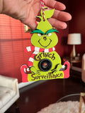 Grinch surveillance ornament